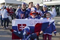 Slovenskí fanúšikovia pred a počas finále MS v hok