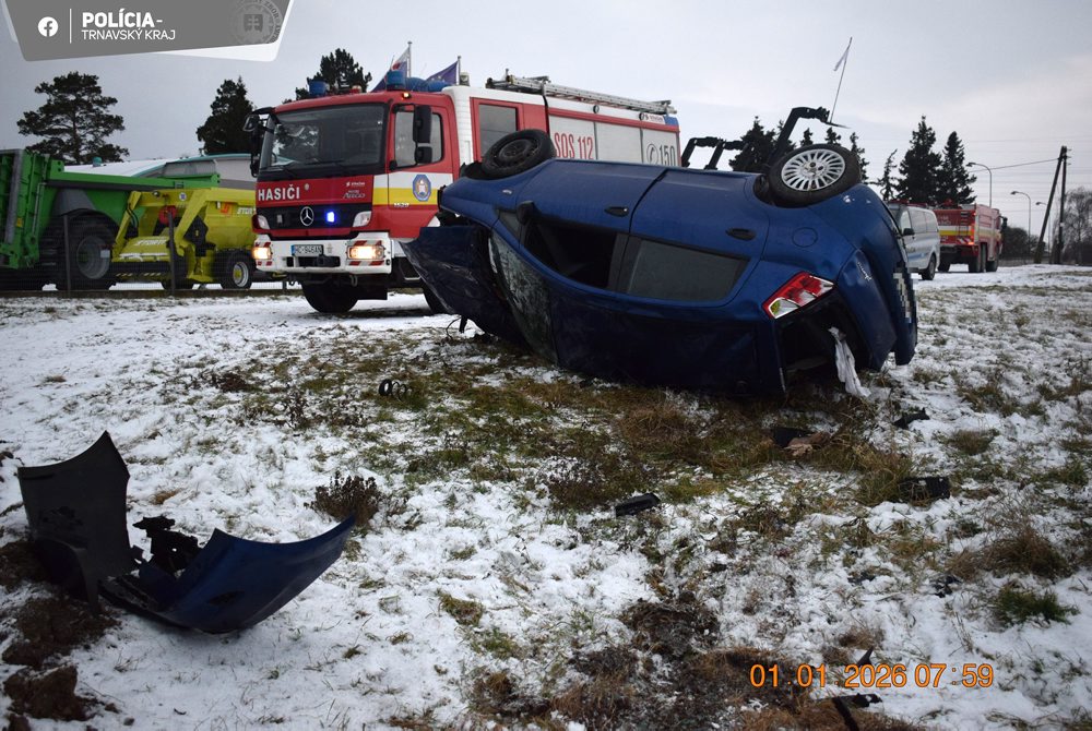 Polícia riešila v TTSK počas uplynulých dní viaceré nehody aj násilné incidenty