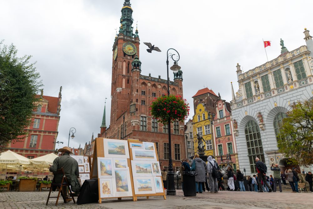 Poľské mesto Gdansk