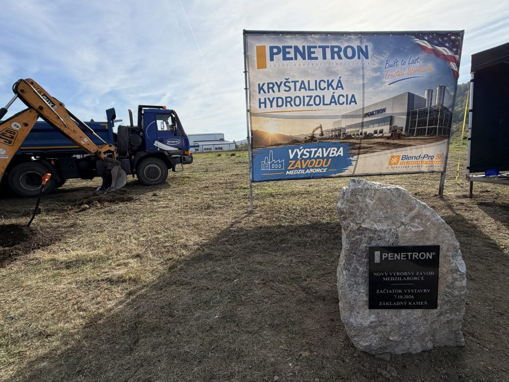 Firma Penetron v Medzilaborciach vybuduje svoj prvý výrobný závod v Európe