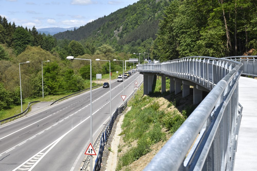 Brezno: Na cyklotrase do Valaskej otvorili novú takmer 650-metrovú cyklolávku