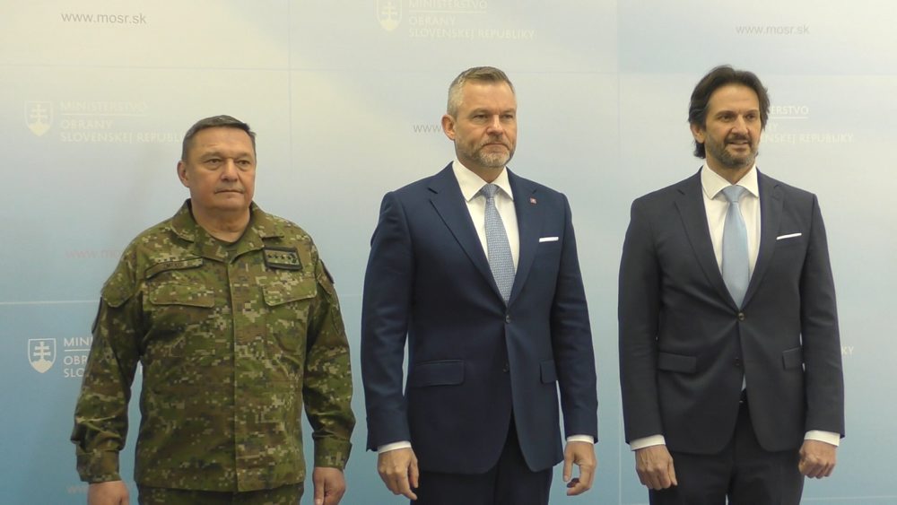 TK hlavného veliteľa Ozbrojených síl SR prezidenta SR Petra Pellegriniho a náčelníka Generálneho štábu Ozbrojených síl SR Daniela Zmeka
