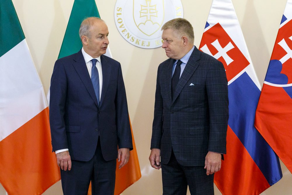 Írsky premiér Micheál Martin na Slovensku