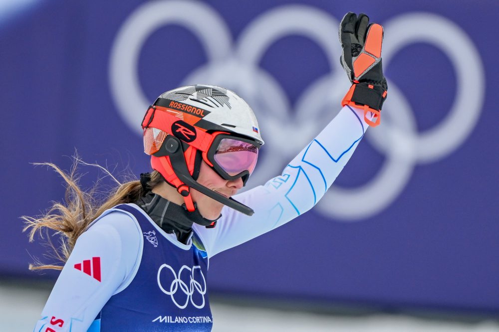 Slovenka Petra Vlhová pri návrate vypadla v slalomovej časti kombinácie