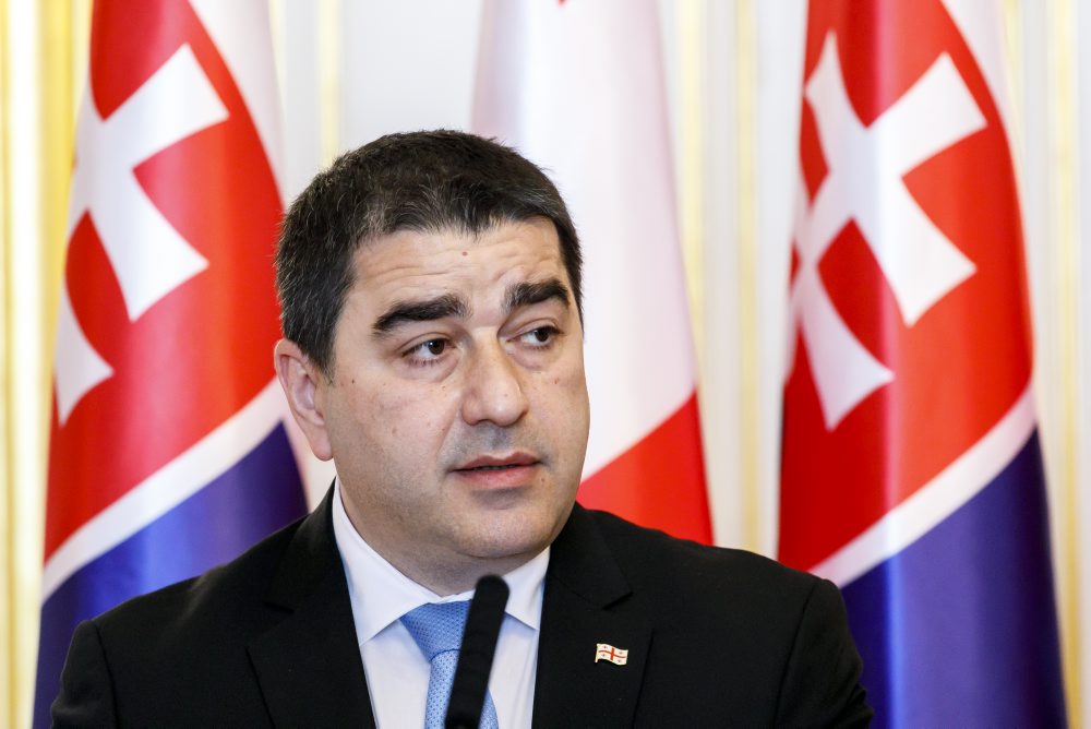 Stretnutie predsedov parlamentov Slovenska a Gruzínska 
