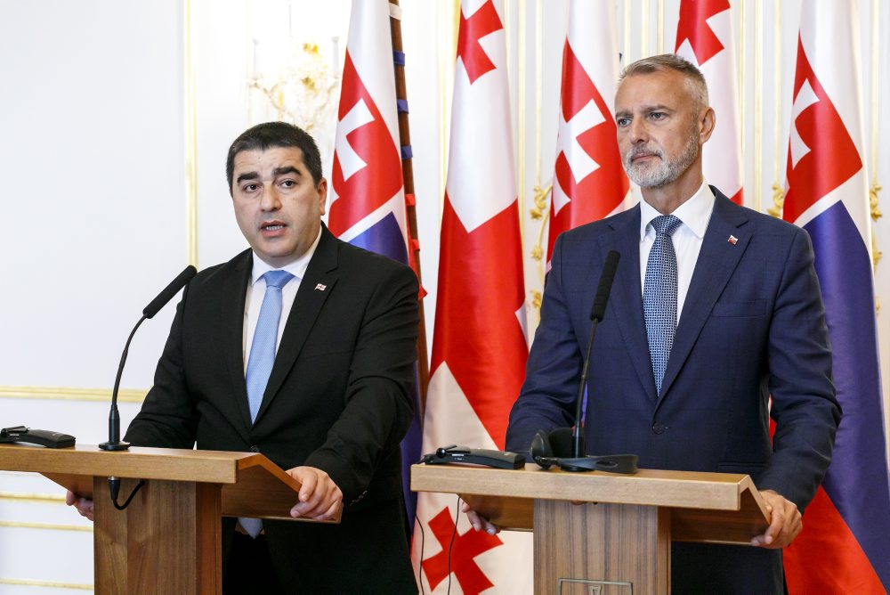 Stretnutie predsedov parlamentov Slovenska a Gruzínska 