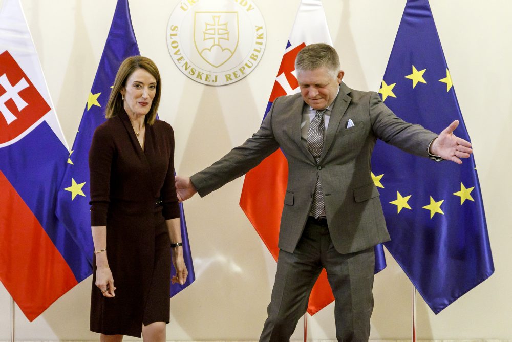 Predsedníčka Európskeho parlamentu Roberta Metsolová na návšteve Slovenska
