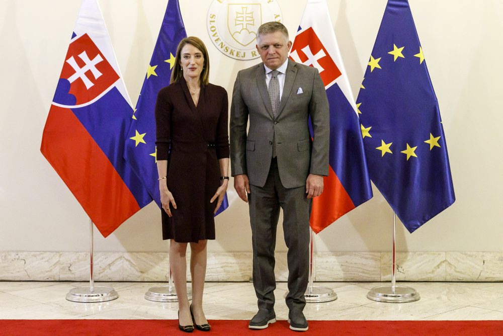 Predsedníčka Európskeho parlamentu Roberta Metsolová na návšteve Slovenska
