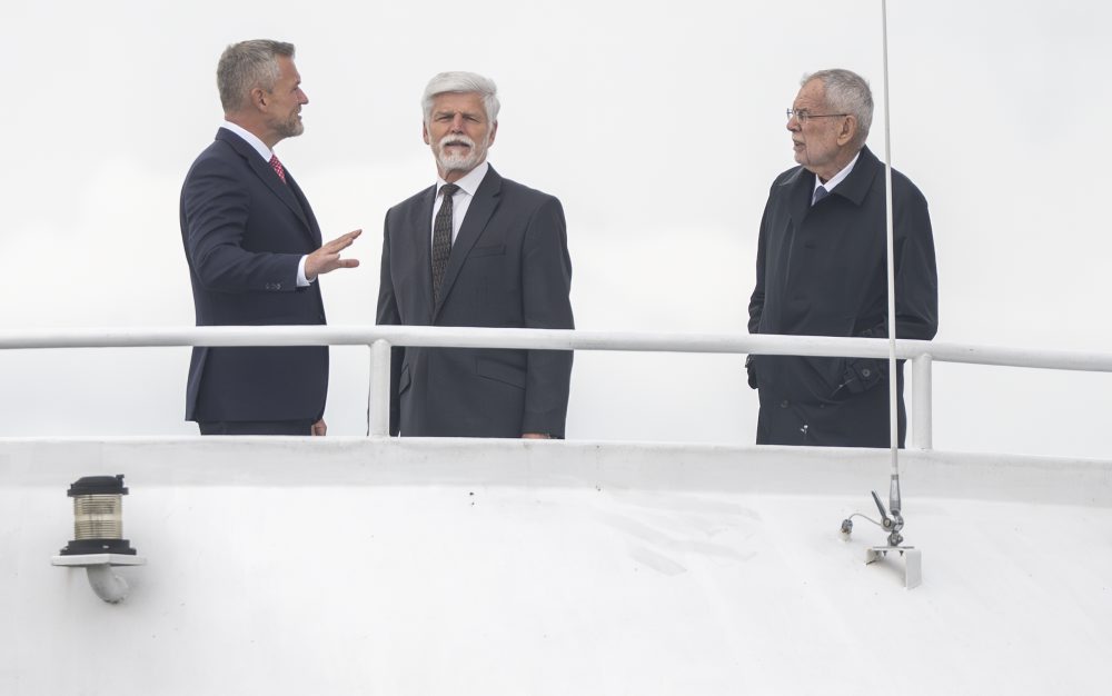 Stretnutie prezidentov krajín Slavkovského formátu v Bratislave  