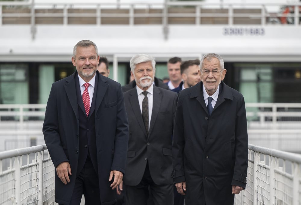 Stretnutie prezidentov krajín Slavkovského formátu v Bratislave  