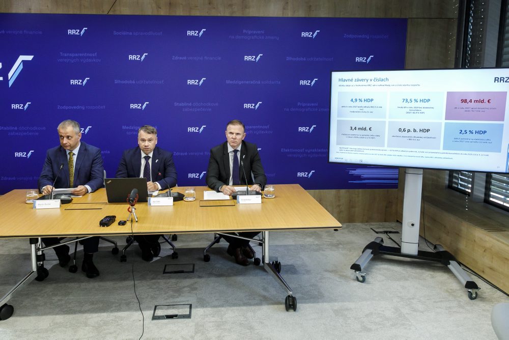 Tlačová konferencia Rady pre rozpočtovú zodpovednosť