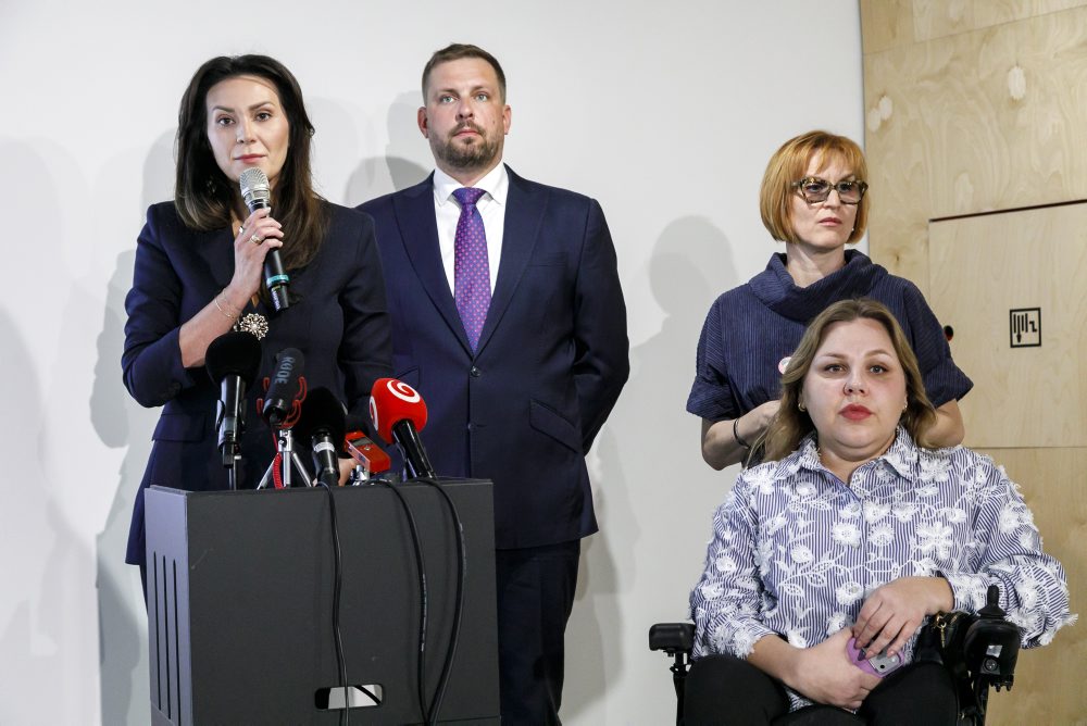 Tlačová konferencia platformy pomáhajúcich organizácií - nezabudnutí pri príležitosti predstavenia dokumentu Pacientsky manifest v Bratislave 