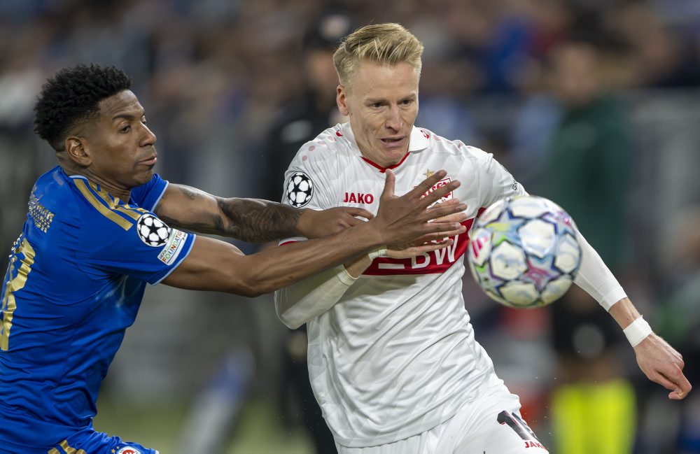 2. kolo ligovej fázy Ligy majstrov: ŠK Slovan Bratislava - VfB Stuttgart 