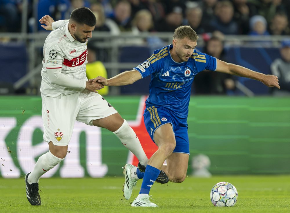 2. kolo ligovej fázy Ligy majstrov: ŠK Slovan Bratislava - VfB Stuttgart 