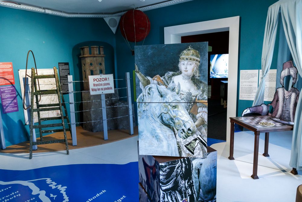 Expozícia interaktívnej výstavy AHOJ! Dunaj v Bibiane