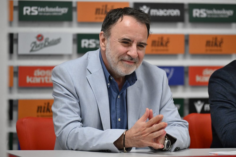 Tlačová konferencia AS Trenčín pred štartom novej sezóny Niké ligy a pri príležitosti predstavenia nového generálneho sponzora