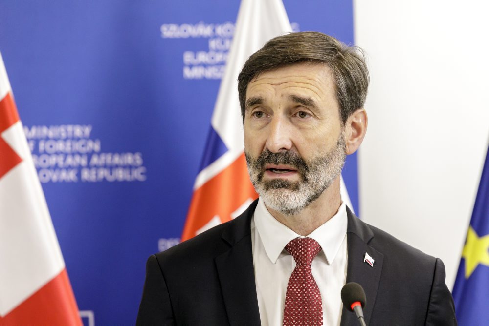 Šéf slovenskej diplomacie Juraj Blanár prijal v Bratislave ministerku zahraničných vecí Gruzínska Maku Bočorišviliovú