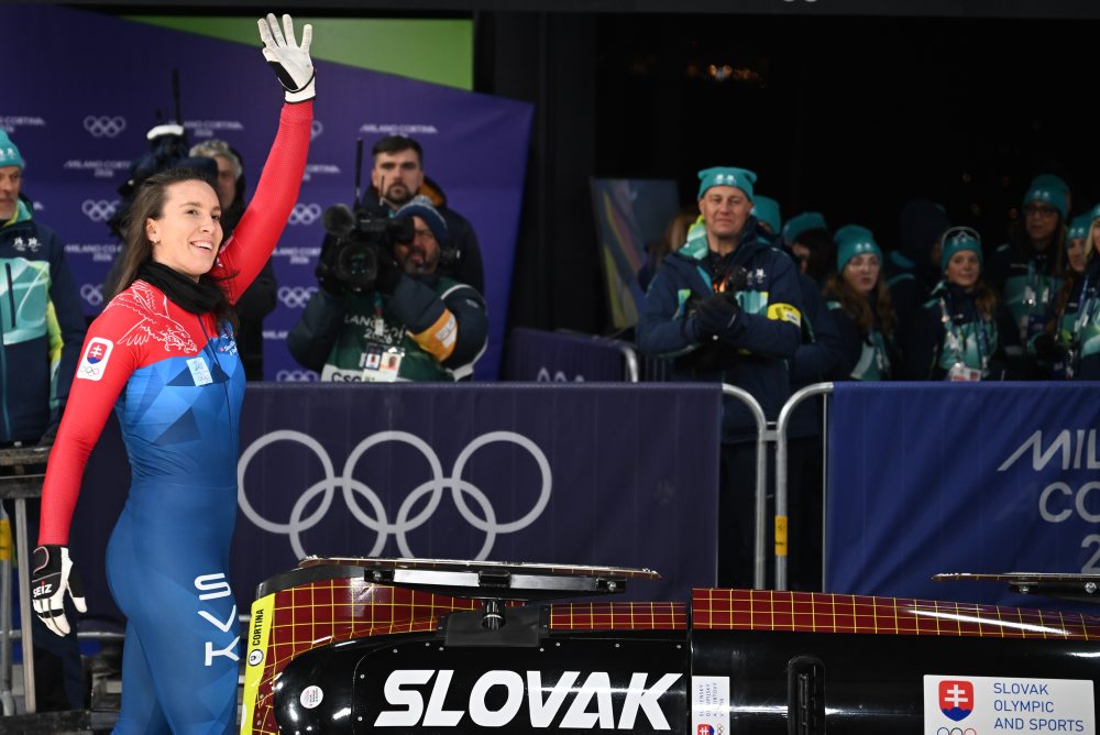 Slovenská bobistka Viktória Čerňanská po finálovej jazde