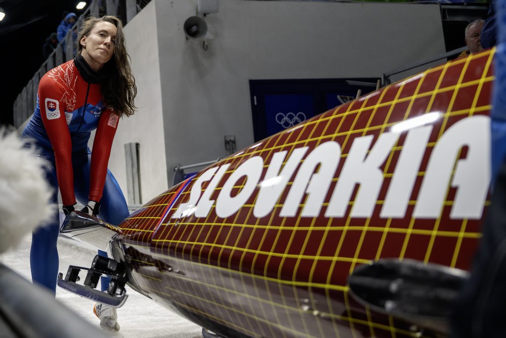 Slovenská bobistka Viktória Čerňanská po finálovej jazde