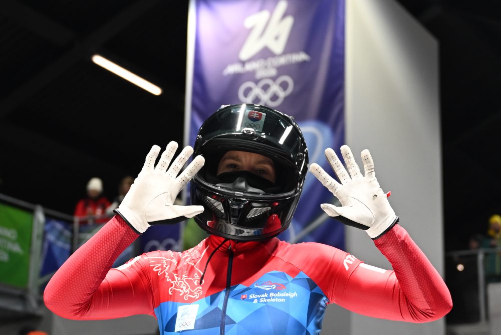 Slovenská bobistka Viktória Čerňanská po finálovej jazde