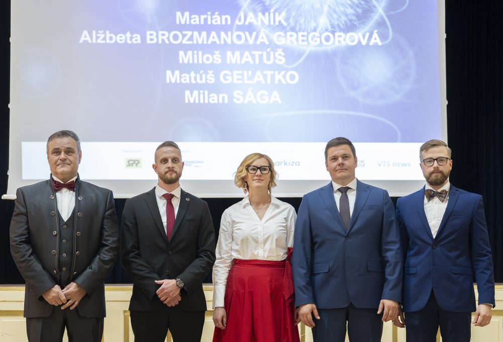 Pätica vedeckých pracovníkov si prevzala ocenenia Vedec roka SR 2025