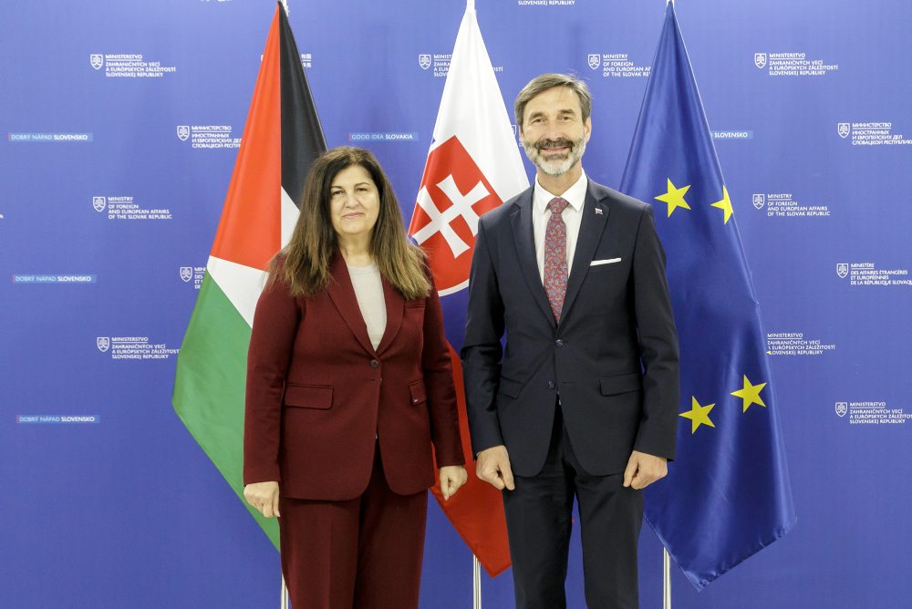 J. Blanár prijal ministerku zahraničných vecí a krajanov Palestínskeho štátu
