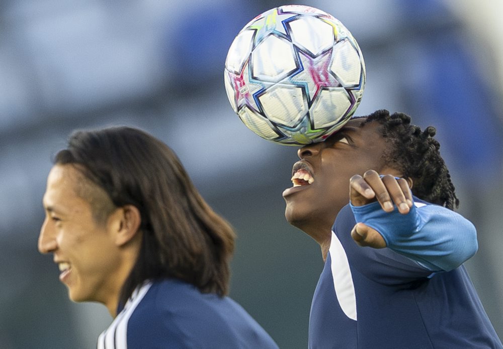 Tréning Slovana Bratislava pred zápasom 3. kola ligovej fázy LM proti AS Rím 