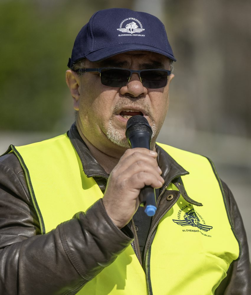 Protestné zhromaždenie Federácie strojvodcov SR