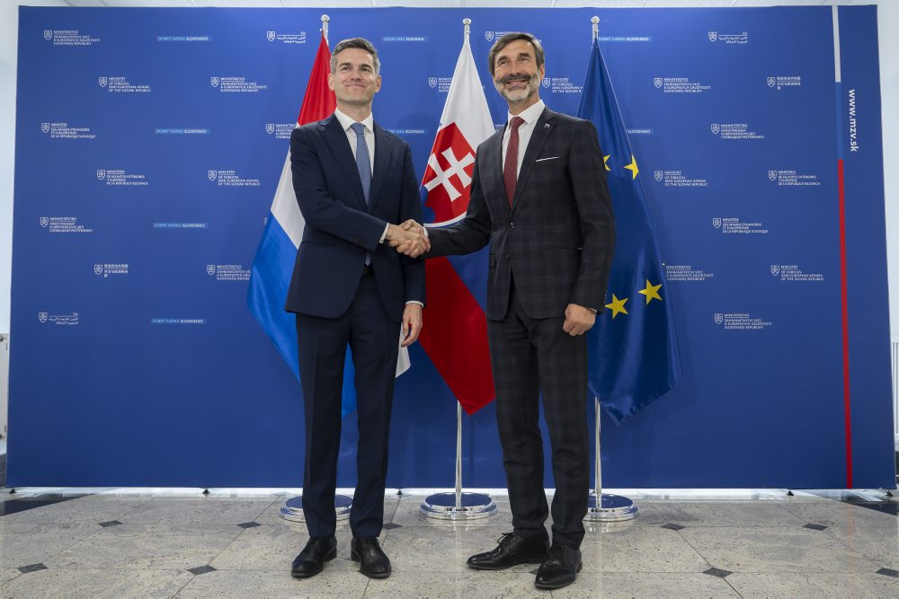 Minister J. Blanár privítal holandského ministra zahraničných vecí
