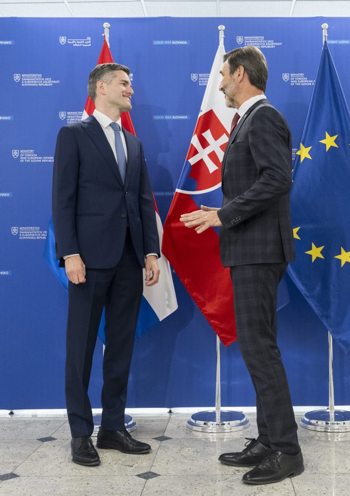 Minister J. Blanár privítal holandského ministra zahraničných vecí
