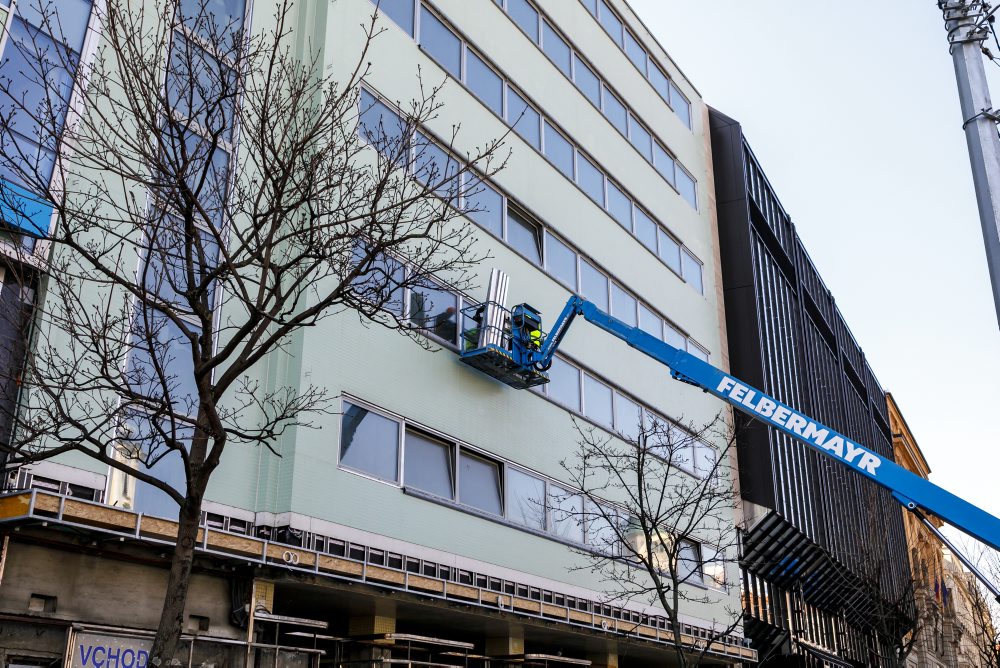 Rekonštrukcia budovy Obchodného domu Alizé, budúci Európsky dom  