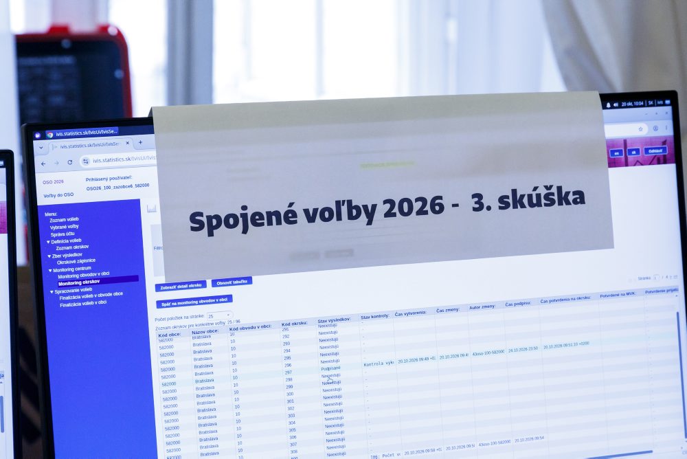 3. skúška sumarizácie výsledkov spojených volieb 2026