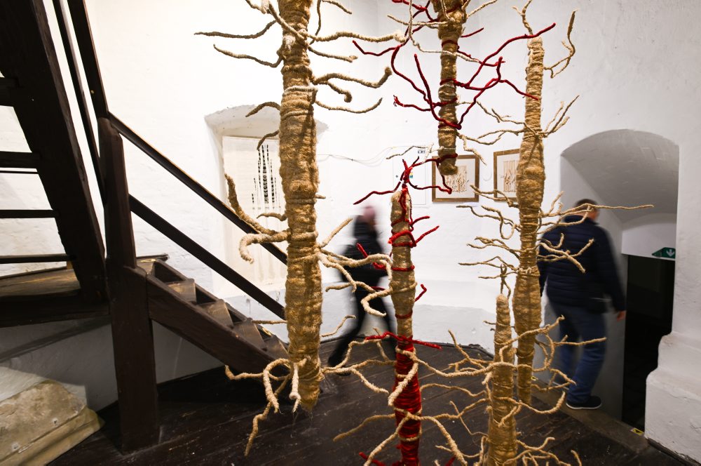 Výstava výtvarníčok v Mestskej veži v Trenčíne