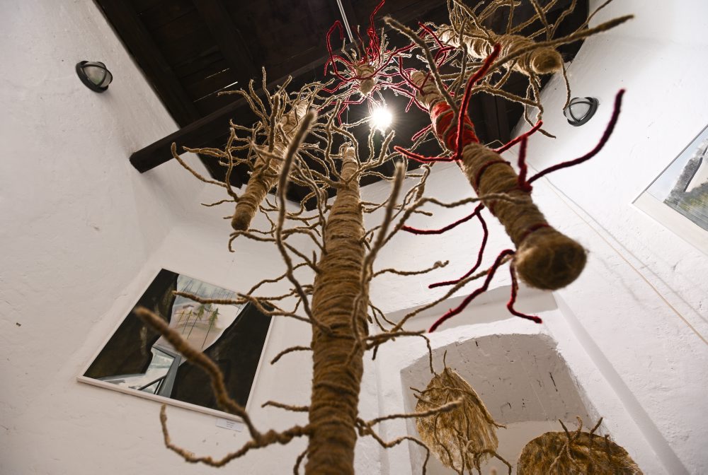 Výstava výtvarníčok v Mestskej veži v Trenčíne