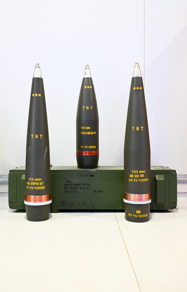 Spustenie automatizovanej linky na plnenie munície 155 mm