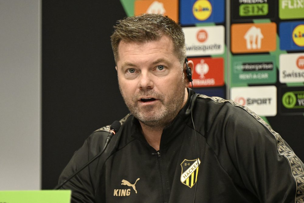 TK BK Häcken pred zápasom 6. kola ligovej fázy KL proti ŠK Slovan Bratislava 