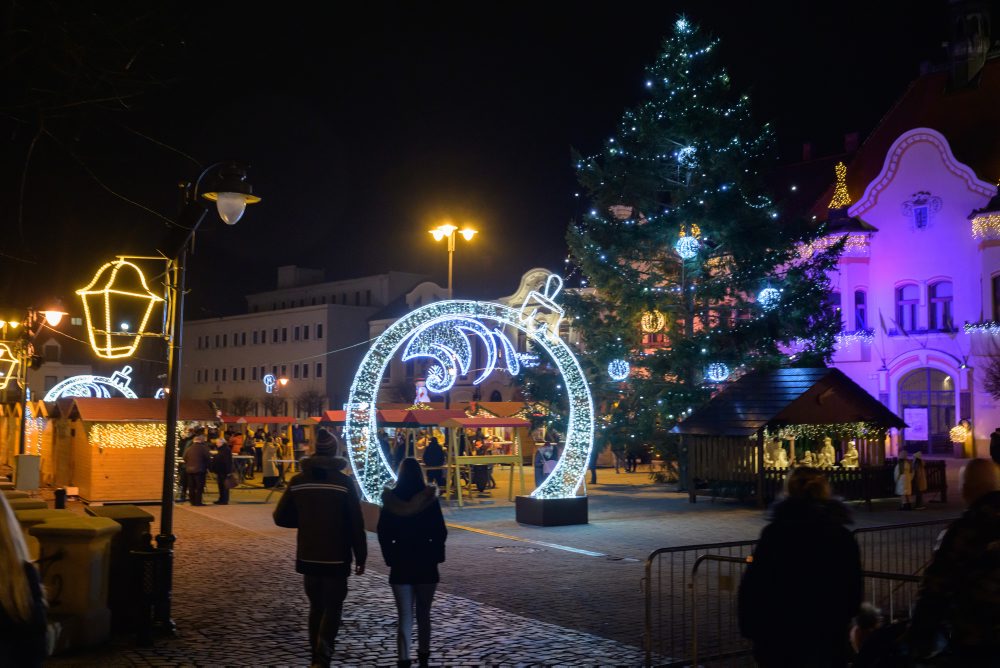 Vianočné mestečko v Topoľčanoch