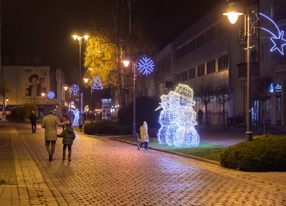 Vianočné mestečko v Topoľčanoch
