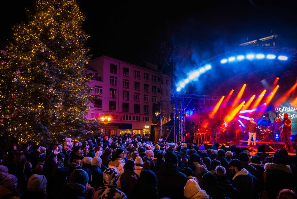 Oslavy Silvestra a Nového roka v Bratislave