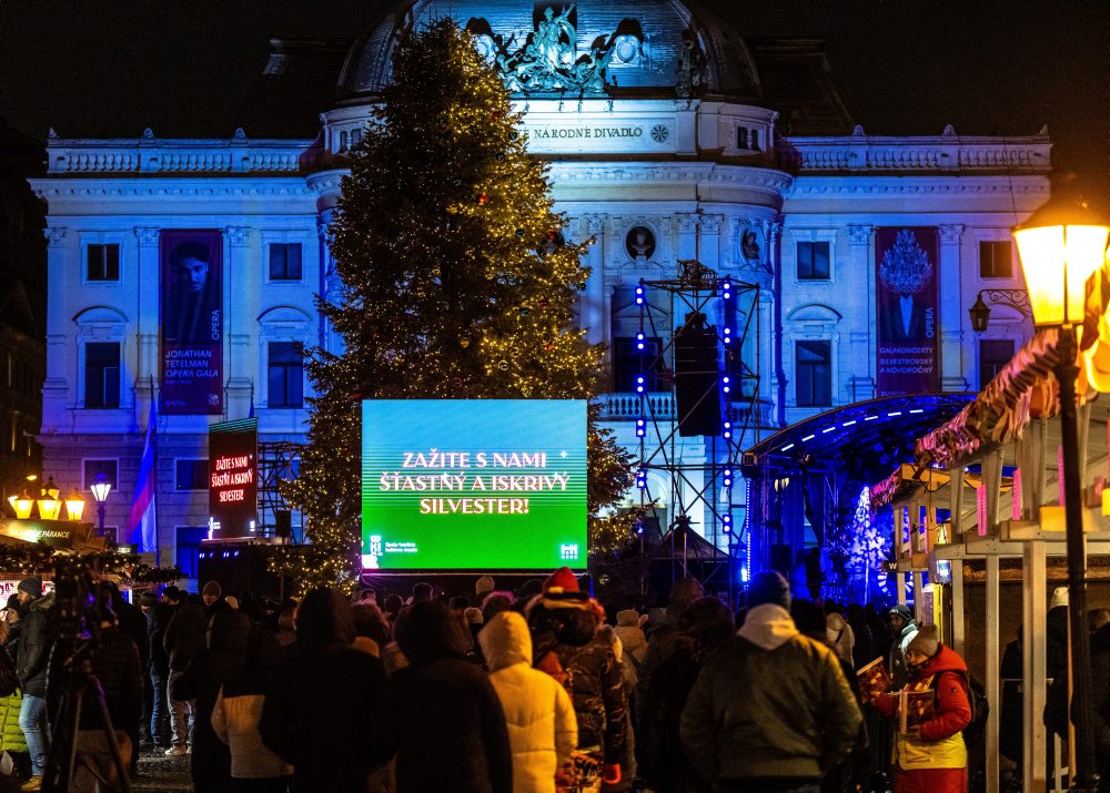 Oslavy Silvestra a Nového roka v Bratislave