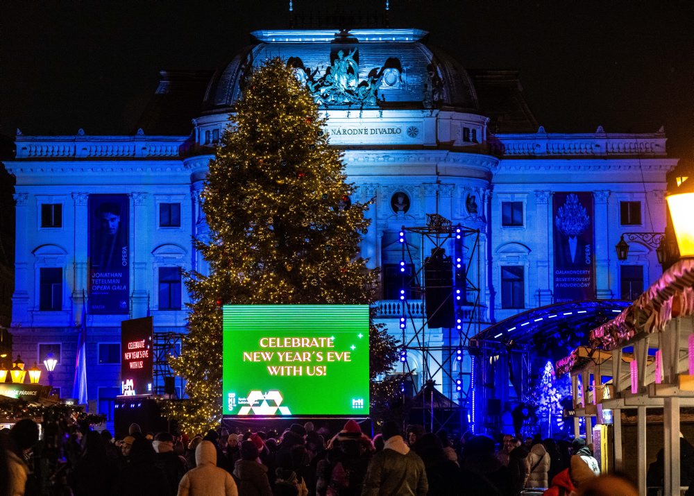 Oslavy Silvestra a Nového roka v Bratislave