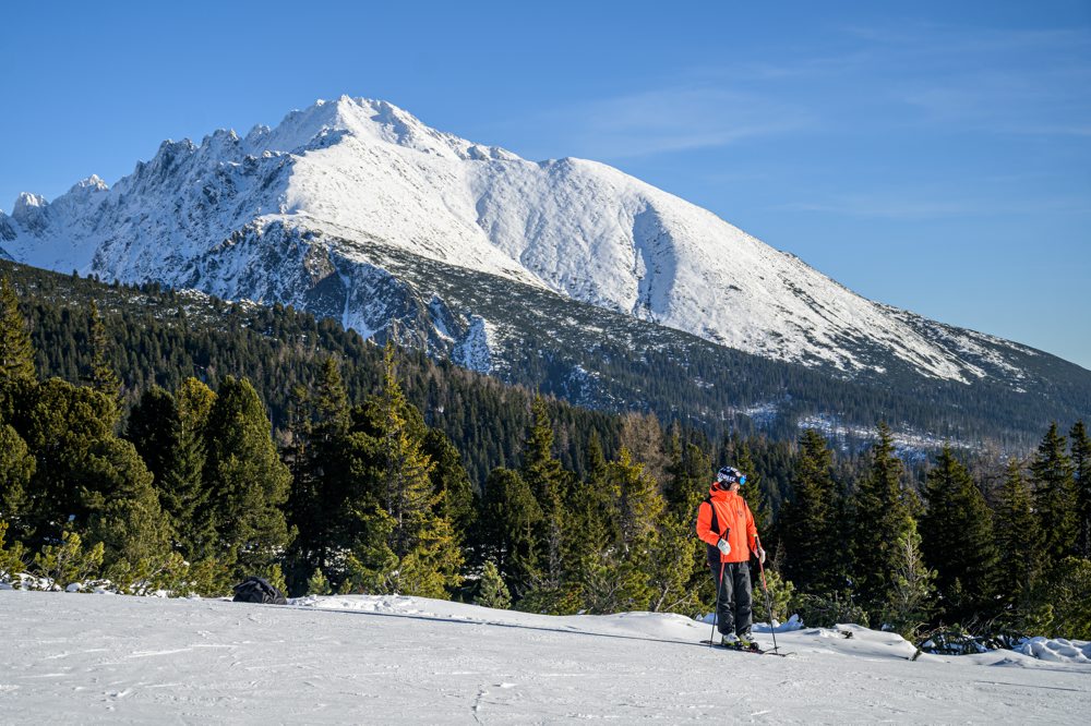 Lyžovanie na Štrbskom plese 