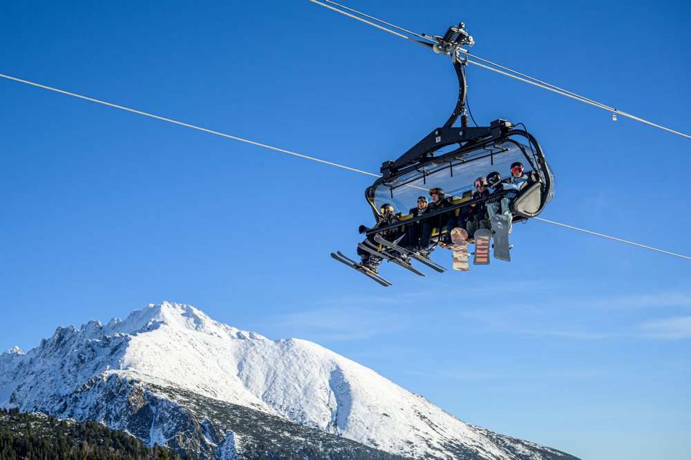Lyžovanie na Štrbskom plese 