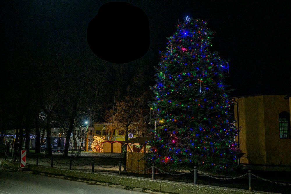 Vianočný stromček v Sabinove