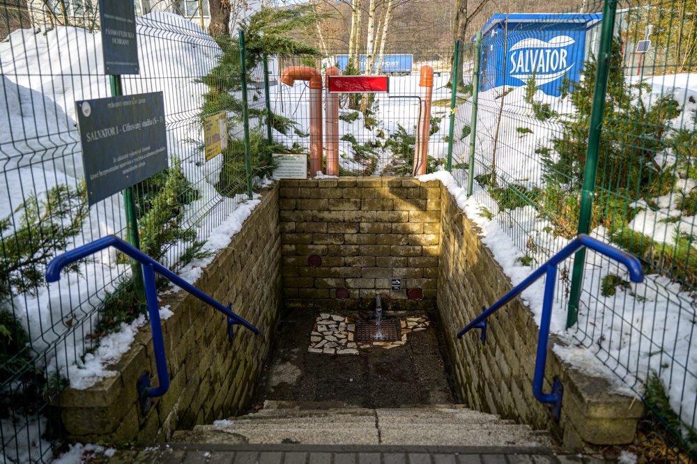 Minerálny prameň Salvator v Lipovciach 