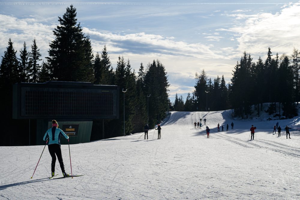 Bežkovanie na Štrbskom Plese 