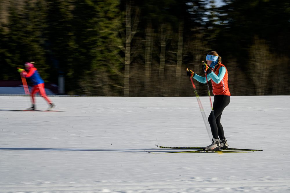 Bežkovanie na Štrbskom Plese 