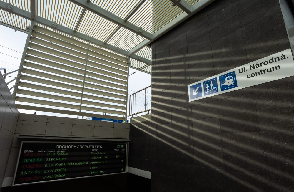 Zrekonštruovaná železničná stanica v Žiline