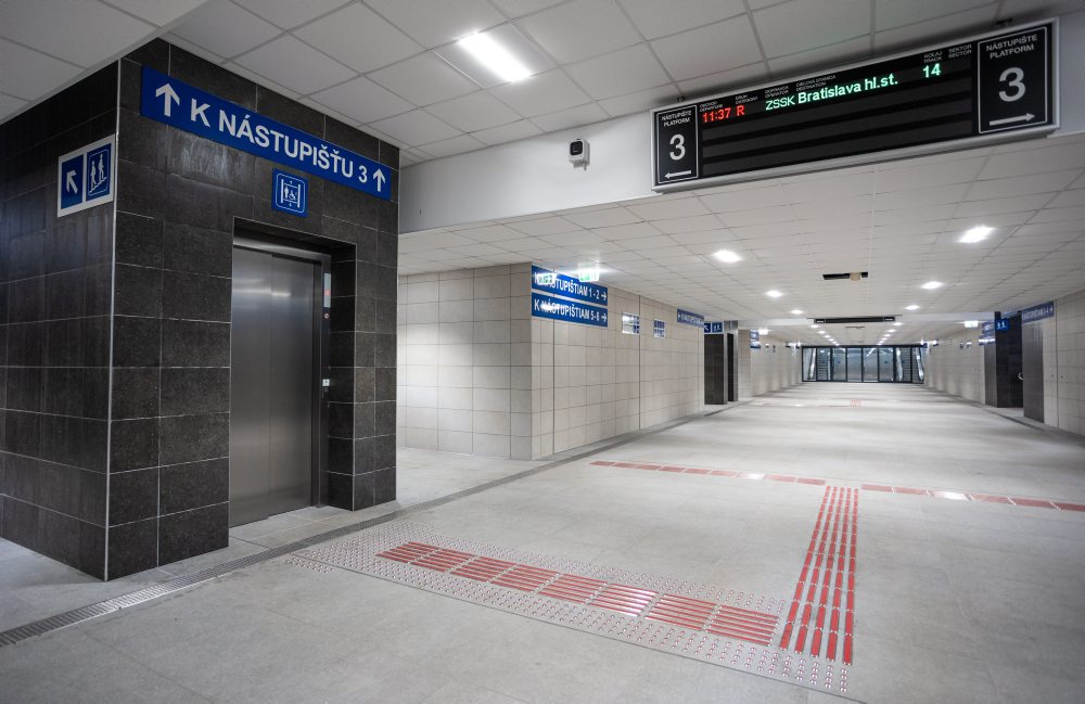 Zrekonštruovaná železničná stanica v Žiline