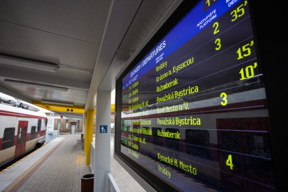 Zrekonštruovaná železničná stanica v Žiline